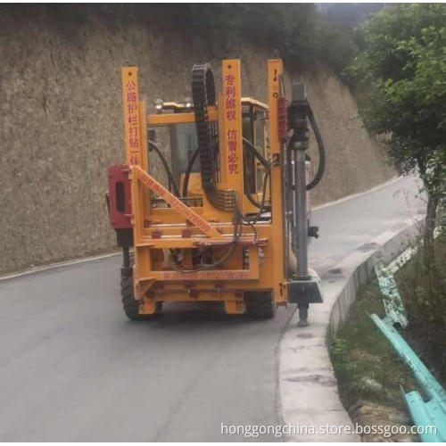 Honggong Highway Guardrail Piling machines